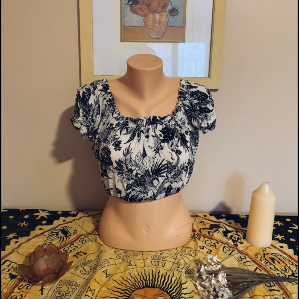 Floral Crop Top